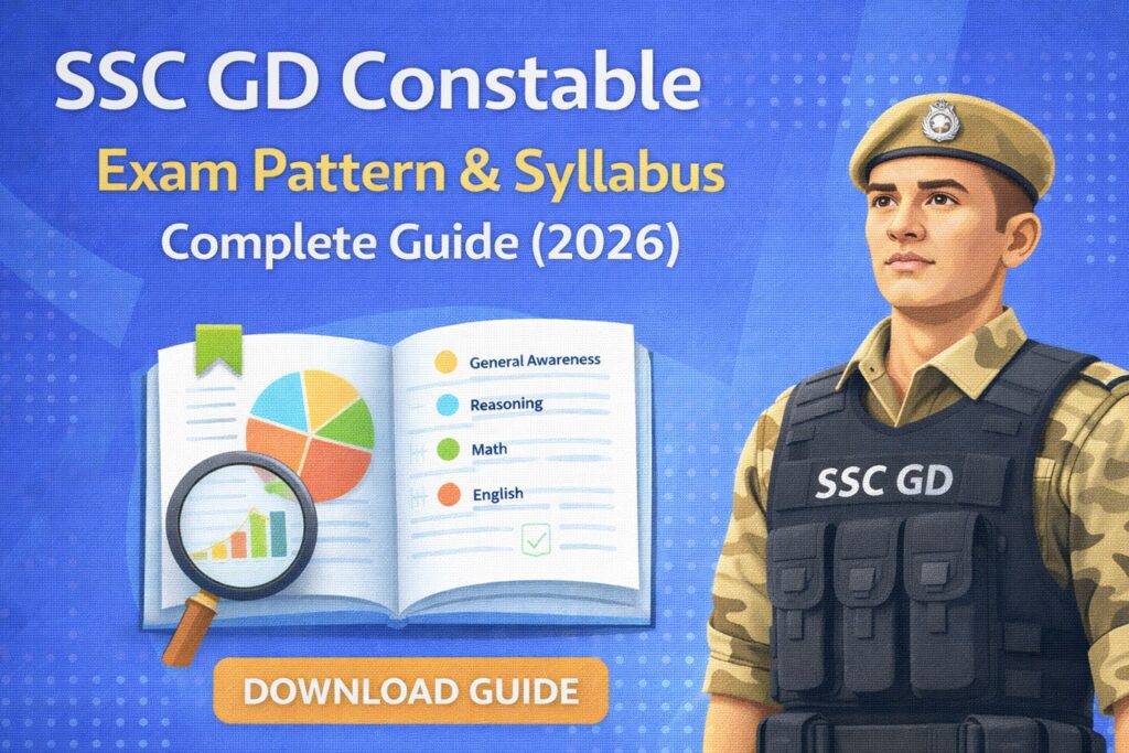 SSC GD Constable Exam Pattern and Syllabus 2026 Complete Guide
