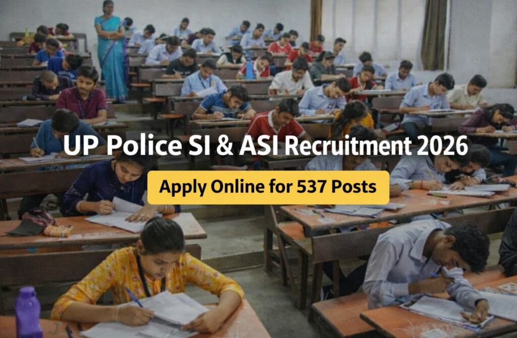 UP Police SI ASI recruitment 2026 written examination preparation by candidates