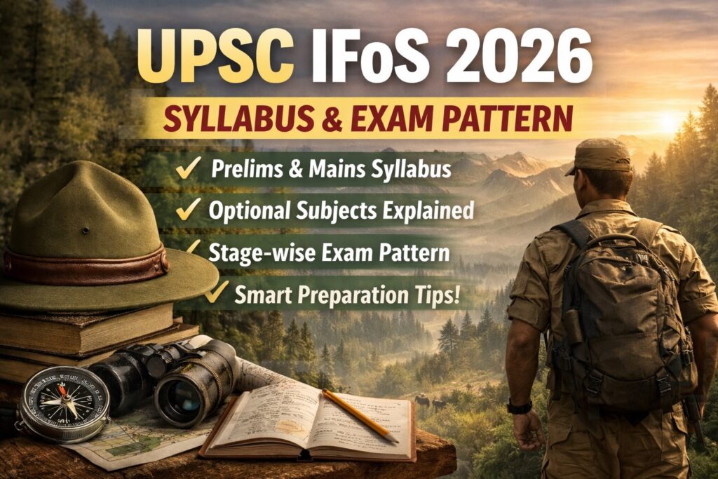 UPSC IFoS 2026 syllabus and exam pattern for prelims and mains